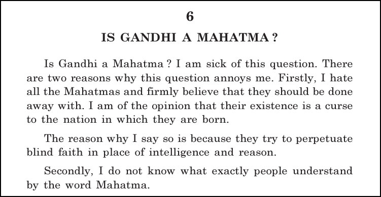 Gandhi Is Full Of Treachery And Deceit, He Is Not A Mahatma': Read What ...