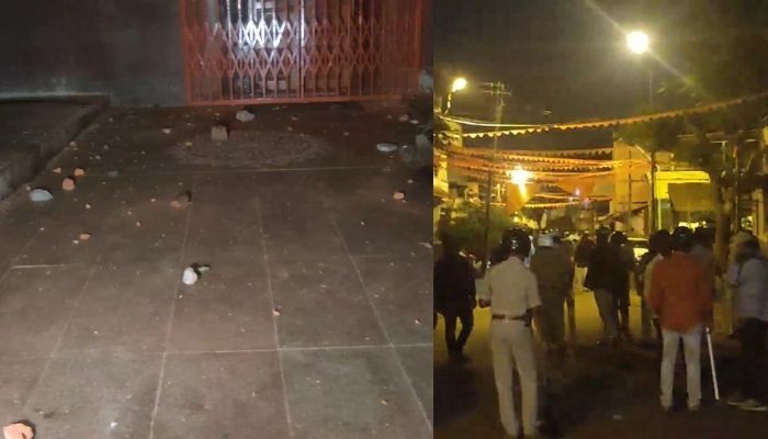 Mob pelts stones at Police station, Hanuman Temple and Hospital in Hubli