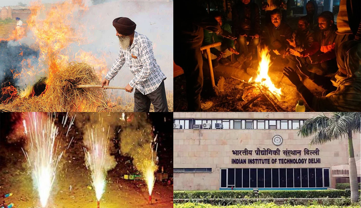 Biomass burning and not Diwali firecrackers cause pollution: IIT Delhi