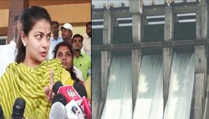 Praniti Shinde warns Maha Vikas Aghadi government for Ujani Dam's water