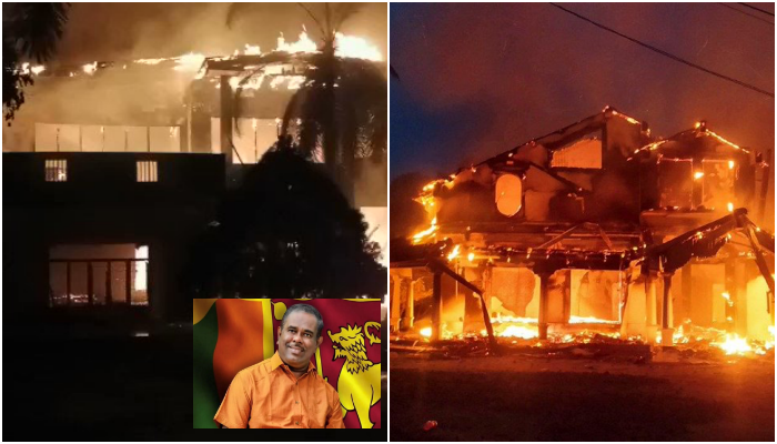 Sri Lanka: MP killed, houses of PM, ministers set on fire amid violent protests