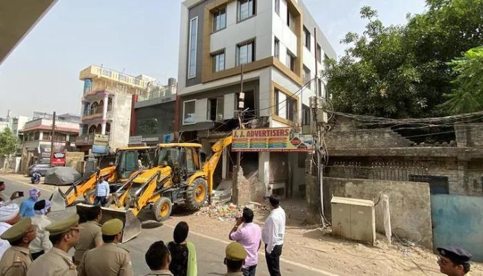 Kanpur Violence: Illegal building of mastermind Hayat Zafar Hashmi's close aide razed