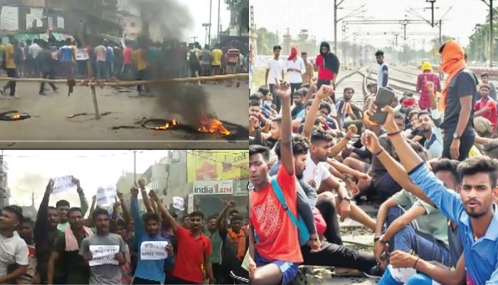 Bihar: Violent protests, arson and vandalism by young men misinformed about the Agnipath scheme