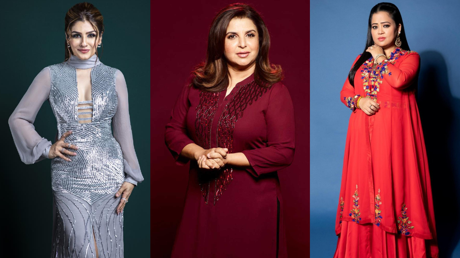 Raveena - HC stays FIR against Raveena Tandon, Farah Khan, and Bharti Singh for  hurting sentiments of Christians