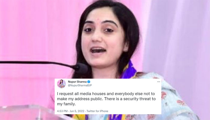 Nupur Sharma's suspension letter with her address goes viral amid death ...