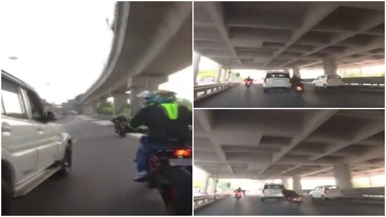 Delhi road rage incident gets caught on camera, video viral: Watch