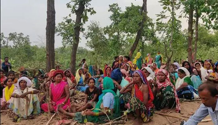 Congress vs Congress in Chhattisgarh: District unit of the party in Surguja joins locals to protest against the state govt. Read why