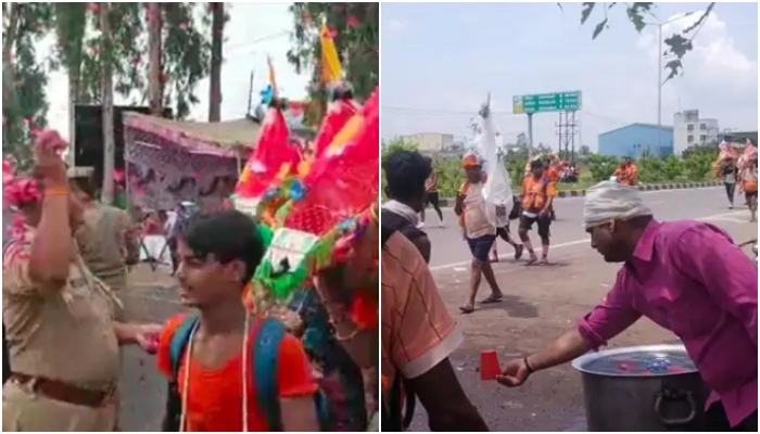 Kanwar Yatra: Flowers showered on Kanwariyas help poor scrape a living