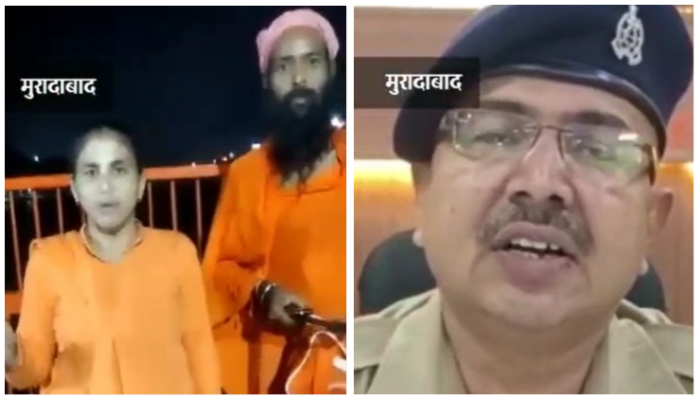 Juna Akhara Sadhus report that Muslim youths threw meat and bones at them