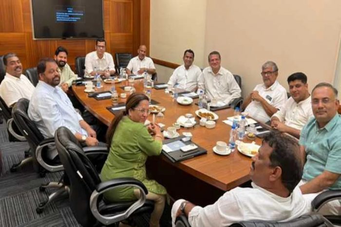 Goa Congress MLAs gather in a hotel in Margao amidst rumour of impending split