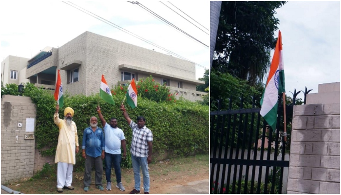 Chandigarh: Tricolour displayed at SFJ's Gurpatwant Pannun’s house