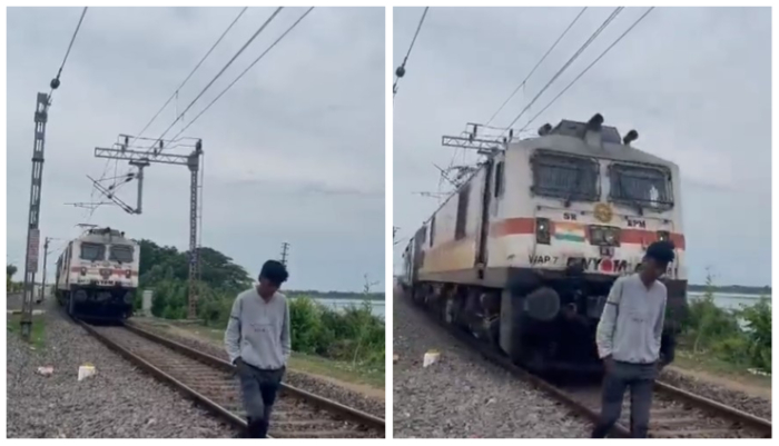 UP Teen Creating Reels On Railway Tracks Mowed Down By Train; Chilling  Visuals Surface