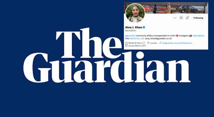 Leicester: The Guardian’s Aina Khan confirms Hindu temple desecrated, flag burned by Islamist mob, but invokes ‘good Imam’