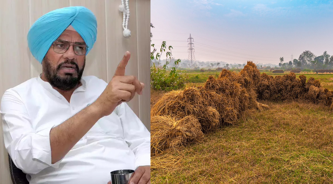 Punjab: Farmers threaten to dump stubble outside agriculture minister’s office