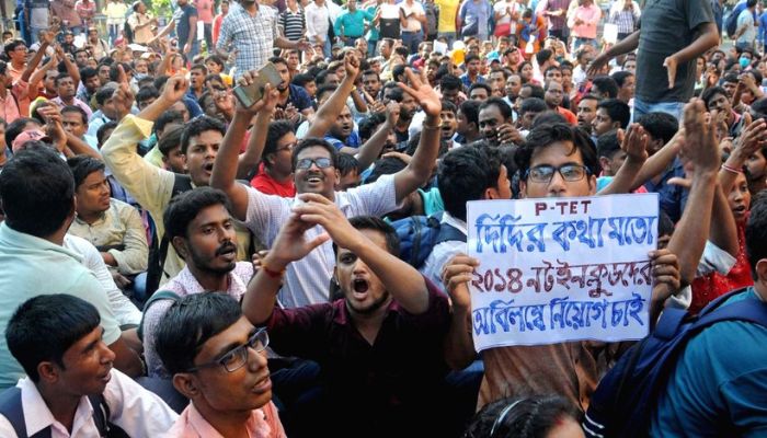 West Bengal: Police detain TET-qualified candidates amid protests for ...