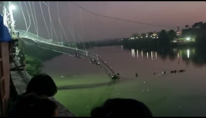 Over 60 people die in Gujarat after cable bridge collapsed in Morbi