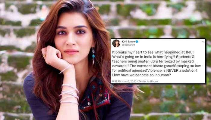 Kriti Sanon's old tweet on JNU surfaces as Adipurush teaser gets criticised  on social media