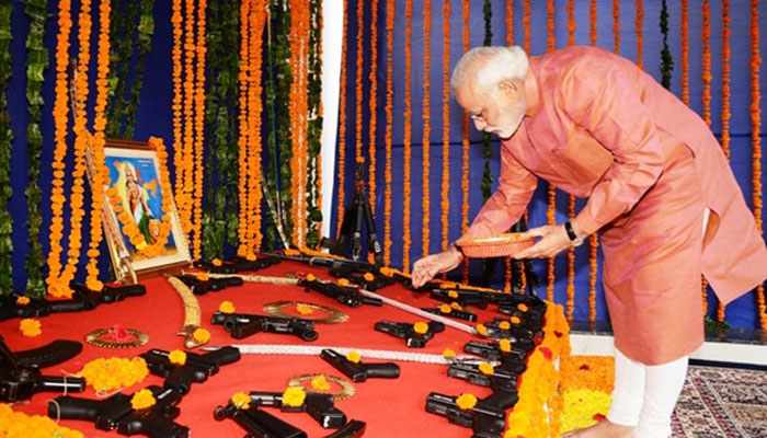 Why is Shastra Puja performed on Dussehra and its significance for PM Modi