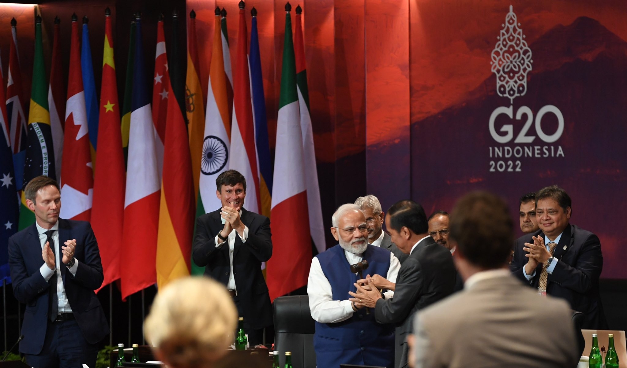 PM Narendra Modi meets UK counterpart Rishi Sunak on first day of G20