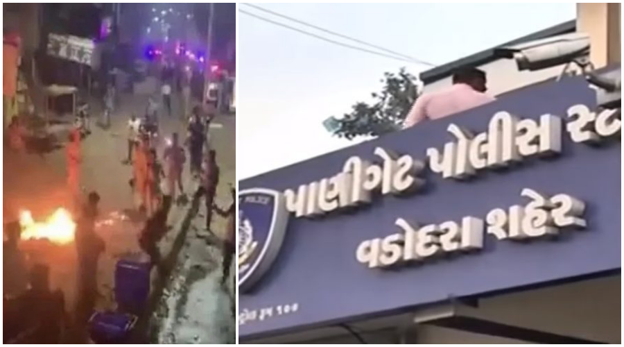 Islamist violence in Vadodara: Accused Altaf Mansuri who threw petrol bomb at police officer arrested