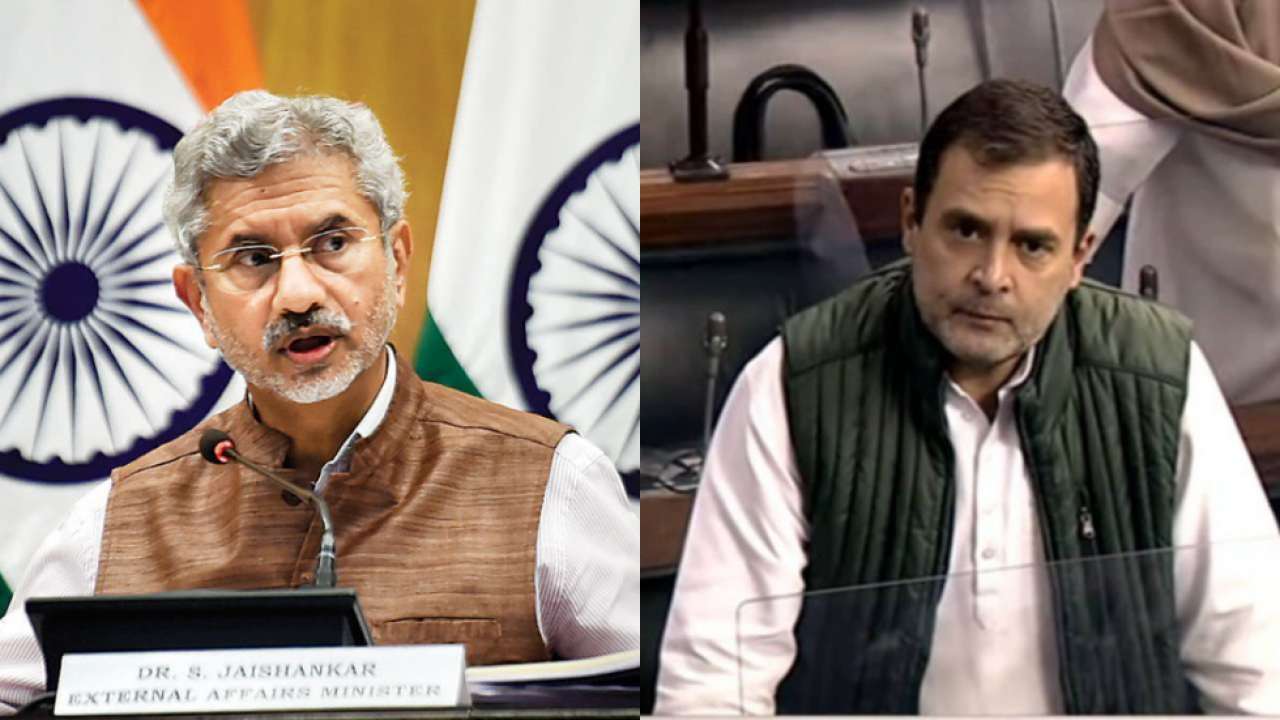 S Jaishankar slams Rahul Gandhi over his 'Chinese troops beating Indian soldiers' remark