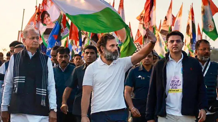 Pilot Vs Gehlot Heats Up As Rahul Gandhis Bharat Jodo Yatra Moves Forward In Rajasthan 