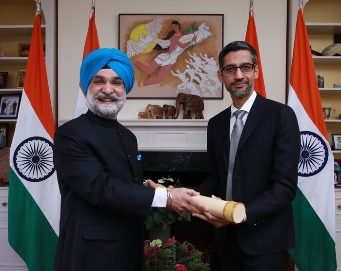 Google's Sundar Pichai awarded with Padma Bhushan