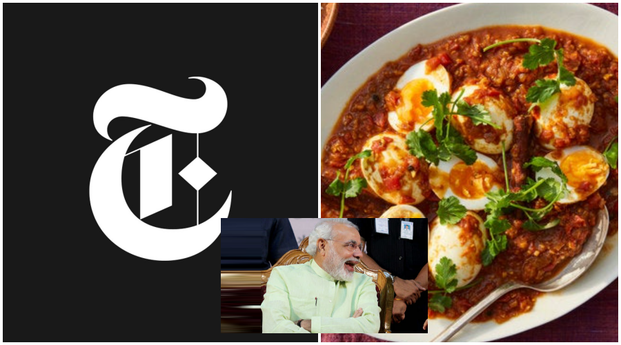 New York Times cannot even publish an egg curry recipe without ranting against Modi govt and Hindus, Tejal Rao's political recipes draw criticism