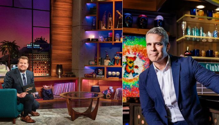 Andy Cohen accuses James Corden for ‘ripping off’ his ‘Watch What Happens Live’ set