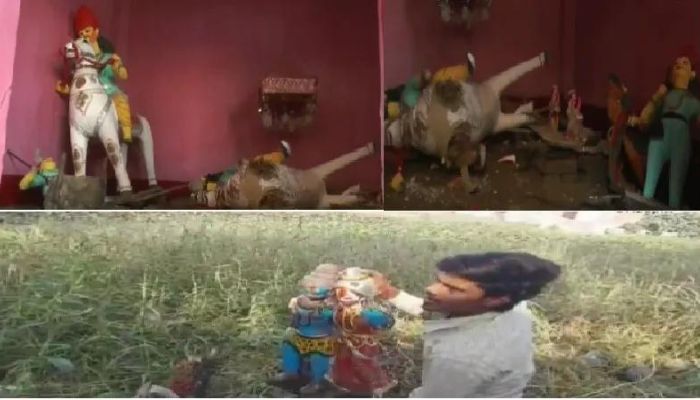 Mohammad Chand enters a temple, breaks idols; arrested