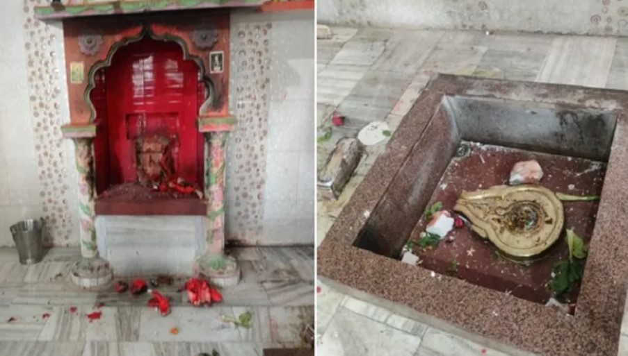 Lord Hanuman idol vandalised; Shivling, Trishul and Nandi statue uprooted in a temple in Varanasi