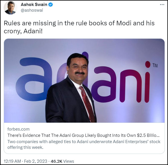 Forbes Attacks Adani Group Over Withdrawal Of FPO By Passing ...