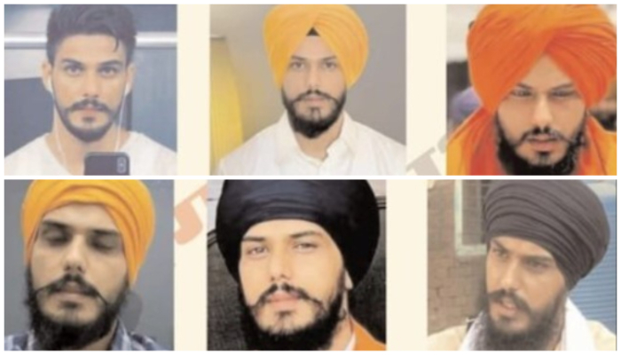 Punjab police release pictures of Amritpal Singh in different attires