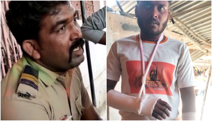 Maharashtra: Two cops booked for assaulting a Bajrang Dal member without any reason