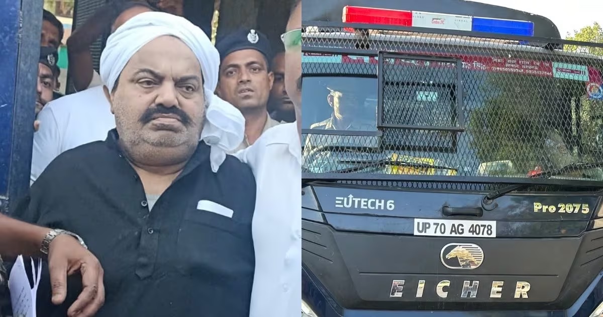 Cow dies after UP Police convoy carrying gangster-politician Atiq Ahmed to Prayagraj collides with the bovine and almost overturns