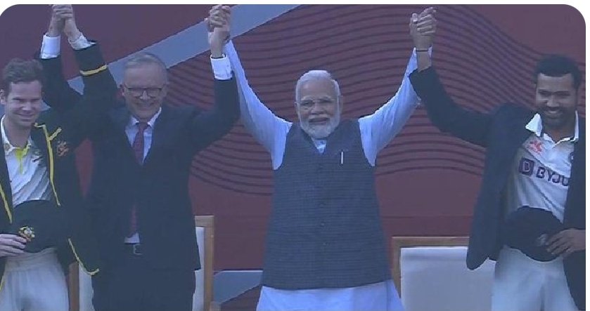 IND vs AUS, 4th Test: PM Modi arrives at Narendra Modi Stadium in Ahmedabad