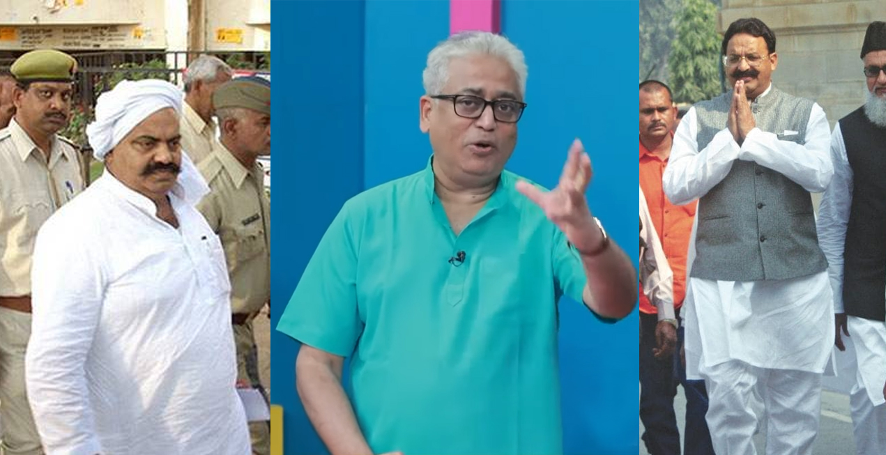 Rajdeep Sardesai heaps praises on gangsters Mukhtar Ansari and Atiq Ahmed