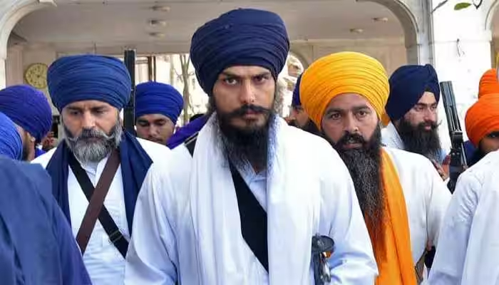 Khalistani separatist Amritpal Singh leading from Khadoor Sahib seat