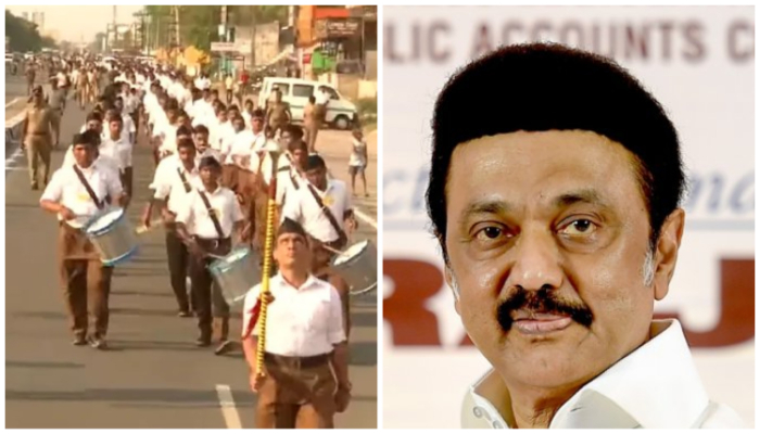 RSS conducts its annual route march at 45 places in Tamil Nadu