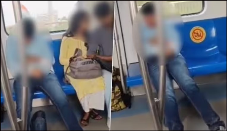 764px x 443px - Delhi police files case against youth masturbating in Delhi Metro