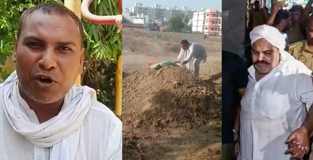 Prayagraj Congress leader demands Bharat Ratna for Atiq Ahmed, salutes grave after placing tricolour on it