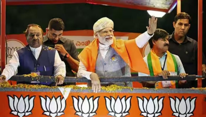 Security breach: Mobile phone thrown towards PM Modi during Karnataka roadshow, police says phone thrown in excitement, no ill-intention