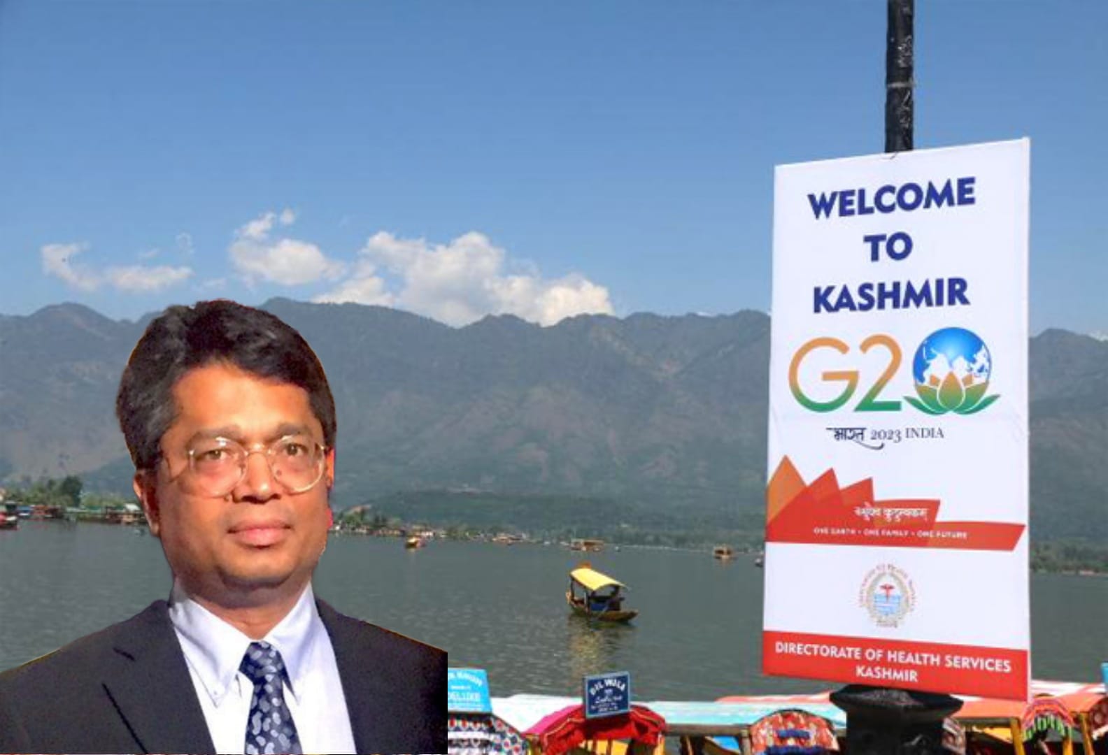 Ashok Swain who challenged Modi govt to host the G20 summit in Kashmir  cries hoarse after it actually happened