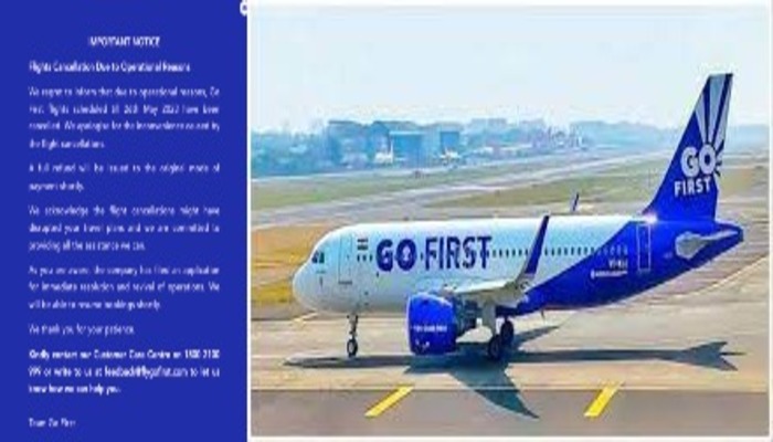 All flights of Go First canceled till May 26, how to get refunds and change flights