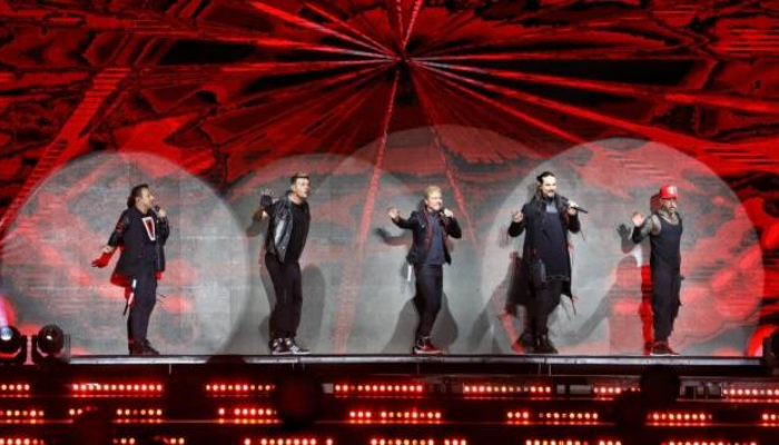 Backstreet Boys hurl their underwear at audience during Mumbai concert