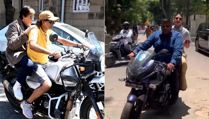 Anushka Bathroom Sex Videos - Amitabh Bachchan, Anushka Sharma fined for riding pillion without helmets