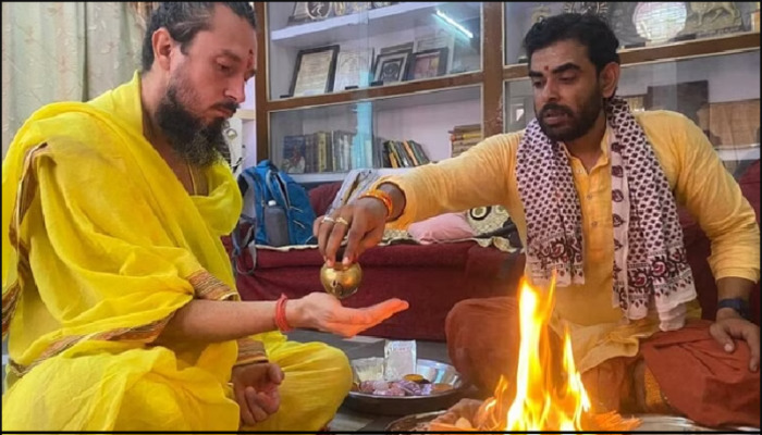 Russian psychiatrist Anton Andreev becomes Hindu after attaining Tantra Diksha in Varanasi: This Math in Kashi has initiated disciples from 80 countries