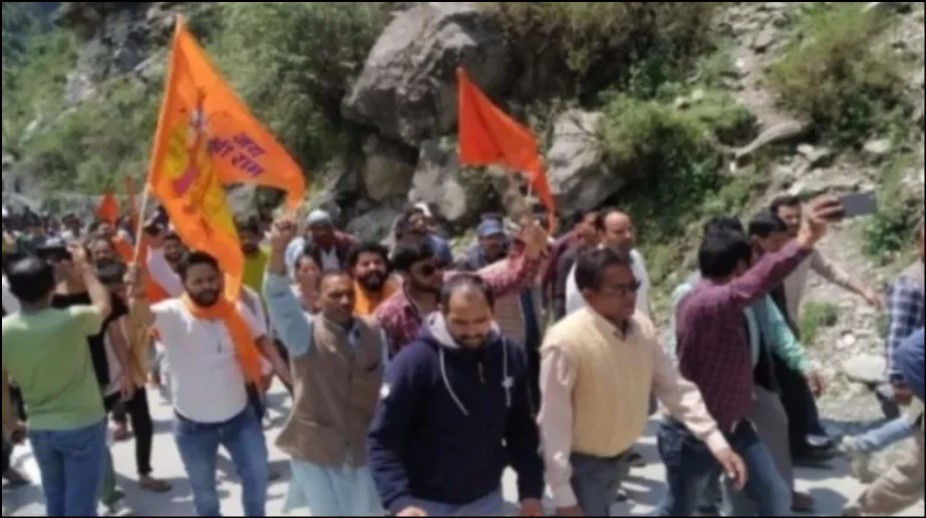 Troubled Hindus in Purola protest against the ongoing Jihad in the village: OpIndia Ground Report