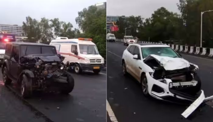 9 killed, 13 injured when Jaguar car ran over people watching the road accident