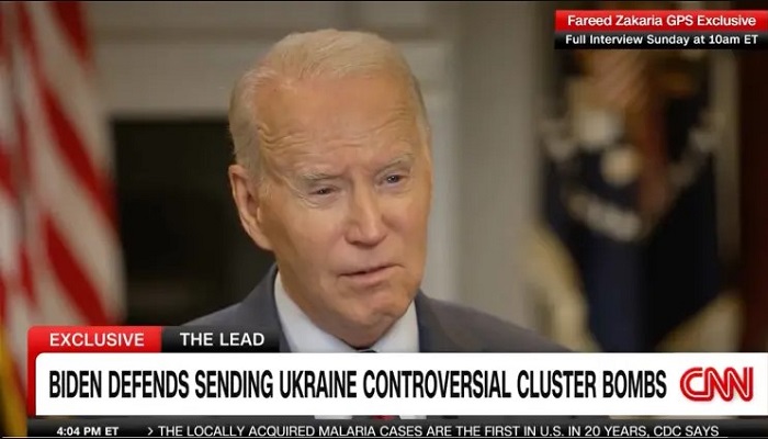 US President Joe Biden accidentally reveals America is low on artillery ...